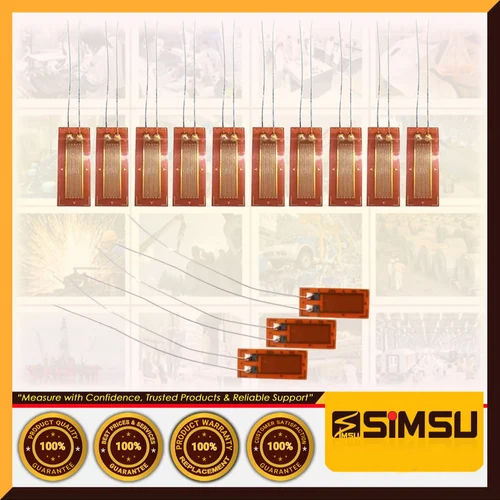 120Ohms 5Mm Metal Foil Strain Gauge Sensor - Material: Polyimide And Constantan