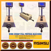 Digital Wire Crimp Tester Machine - Alloy Steel, 25-1000 Kg Capacity, Manual Operation | Digital Display, Load Cell Sensor, Precision Accuracy