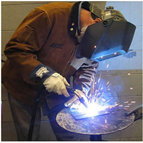 Arc welding work