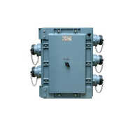 Flameproof Multiway Switch Socket - Aluminium, Standard Size, Blue Color | Ip-66 Rated, High Insulation Resistance, 250-415 Volt