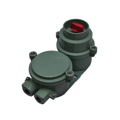 Flameproof Rotary Switch - Color: Green