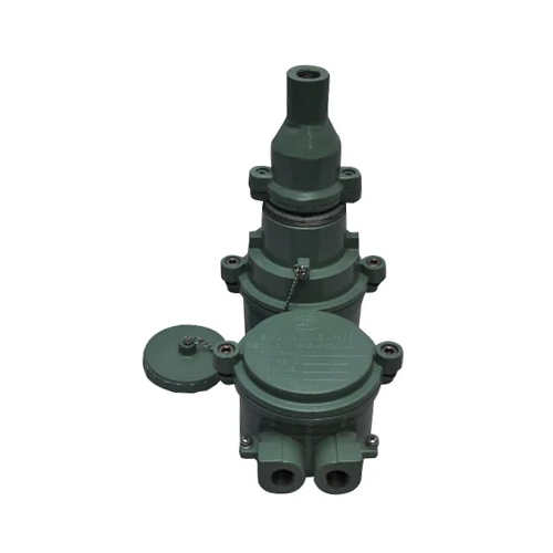 Flameproof Top Switch Socket With Plug - Color: Green