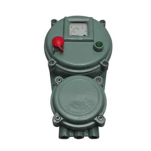 Flameproof Dol Starter With A-Meter - Color: Green