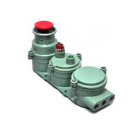 Flameproof Electronic Accept Hooter - Durable Metal, Ip-65 Protection, Green Color, Various Sizes , High Insulation Resistance For Hazardous Environments