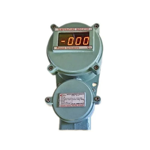 Digital Display Flame Proof Temperature Indicator - Color: Green