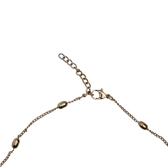 Iron Oval Beaded Chain - High Quality 5pc Set, Elegant Golden, Nickel, Mehendi, Rose Gold, Silver Finishes
