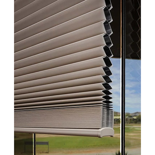 Window Honeycomb Blinds - Color: Black
