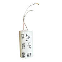 2 5 Mfd 440v Plastic Capacitor With Wire - Color: White