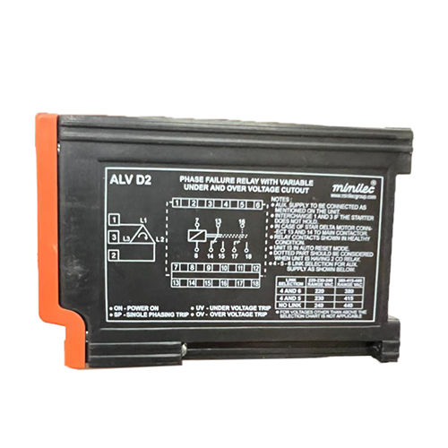 Alv02 Phase Failure Relay - Contact Load: High Power