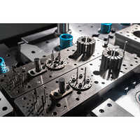 Precision Motor Core Die - Durable Metal Construction | Long-lifespan, Sleek Silver Design, Industrial Suitability, Warranty Included