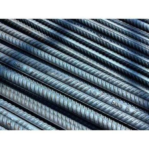 Industrial Mild Steel Tmt Bar - Color: Black