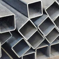 MS Rectangular Hollow Section Tube - Galvanized Square Tube, 15-20 Feet Length, Versatile Sizes for Fabrication and Outdoor Applications
