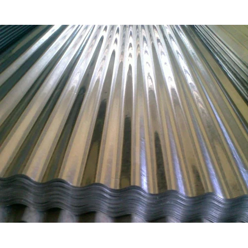 Galvanised Iron Corrugated Sheet - Color: Silver