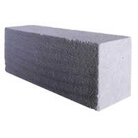 Aac Decorative Concrete Block - 24x8x4 Inches | Autoclaved Aerated Concrete, Grey, Density 300-600 Kg/m3