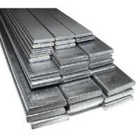 Steel Flat Bar - Industrial Grade Mild Steel , Polished Silver Finish For Building Frames And Supports