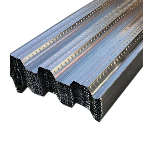 Steel Decking Sheet - 1.2 mm Thickness, 8 ft Length, Black Color-Coated Surface | Corrosion Resistant, Waterproof, Durable Stainless Steel Coating