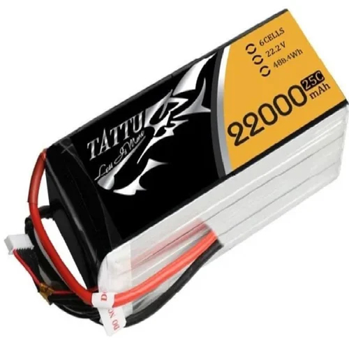 Tattu Pro 22000mAh 44.4V 25C 12S1P Lipo Smart Battery Pack With AS150U-F Plug