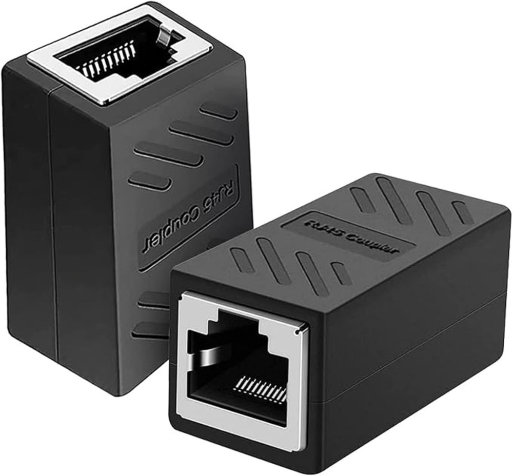 Lan Coupler Metal - Color: Black