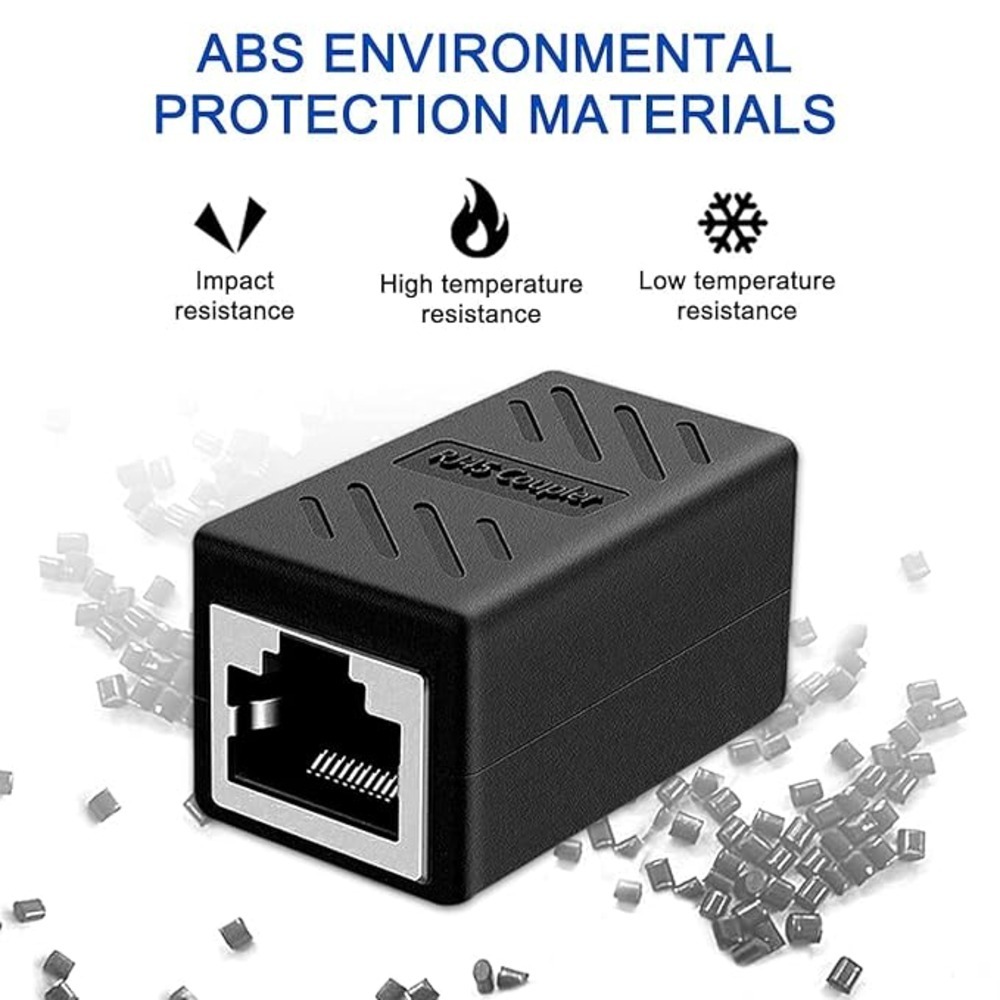 Lan Coupler Metal - Color: Black