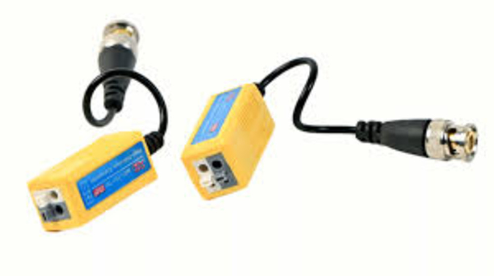 Video Balun 8 Mp - Color: Black And Yellow