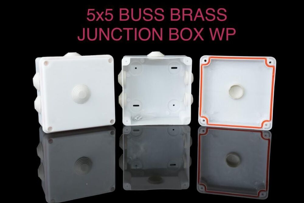 Cctv Waterproof Junction Box Ip65 - 4.5x4.5 Inch Pure Virgin Pvc, Unbreakable Quality, Heavy Duty, Ideal For Outdoor Use