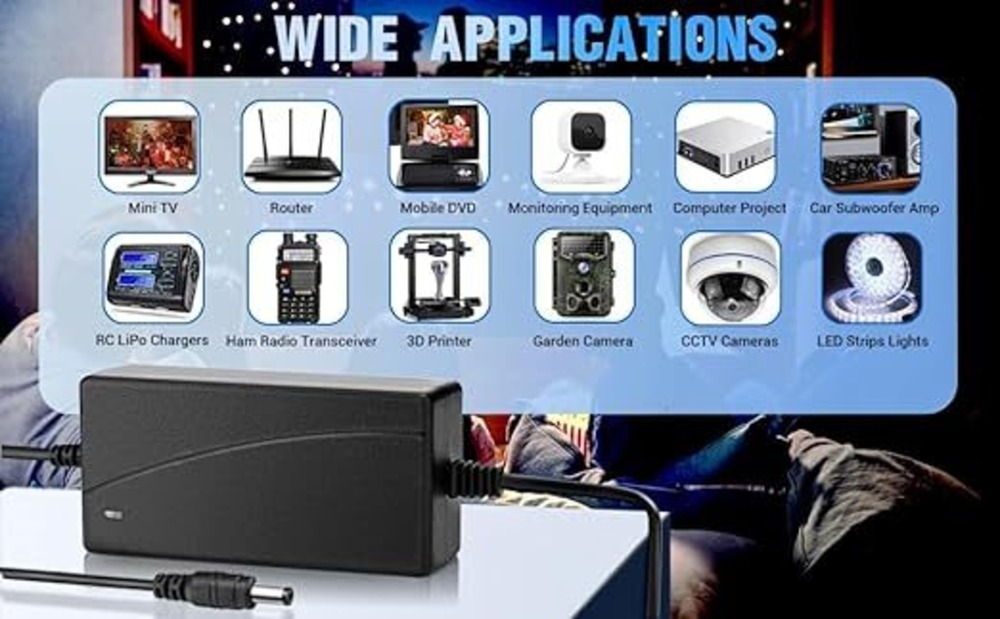 12 Volt 3 Amp DC Power Adapter