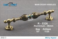 Aluminum Antiq Door Handle - Color: Rg
