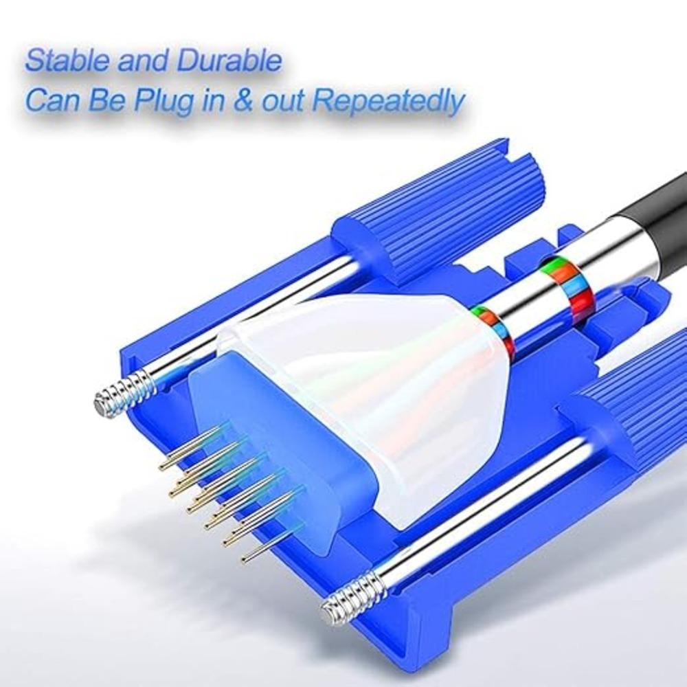 Vga Cable - Color: Black And Blue