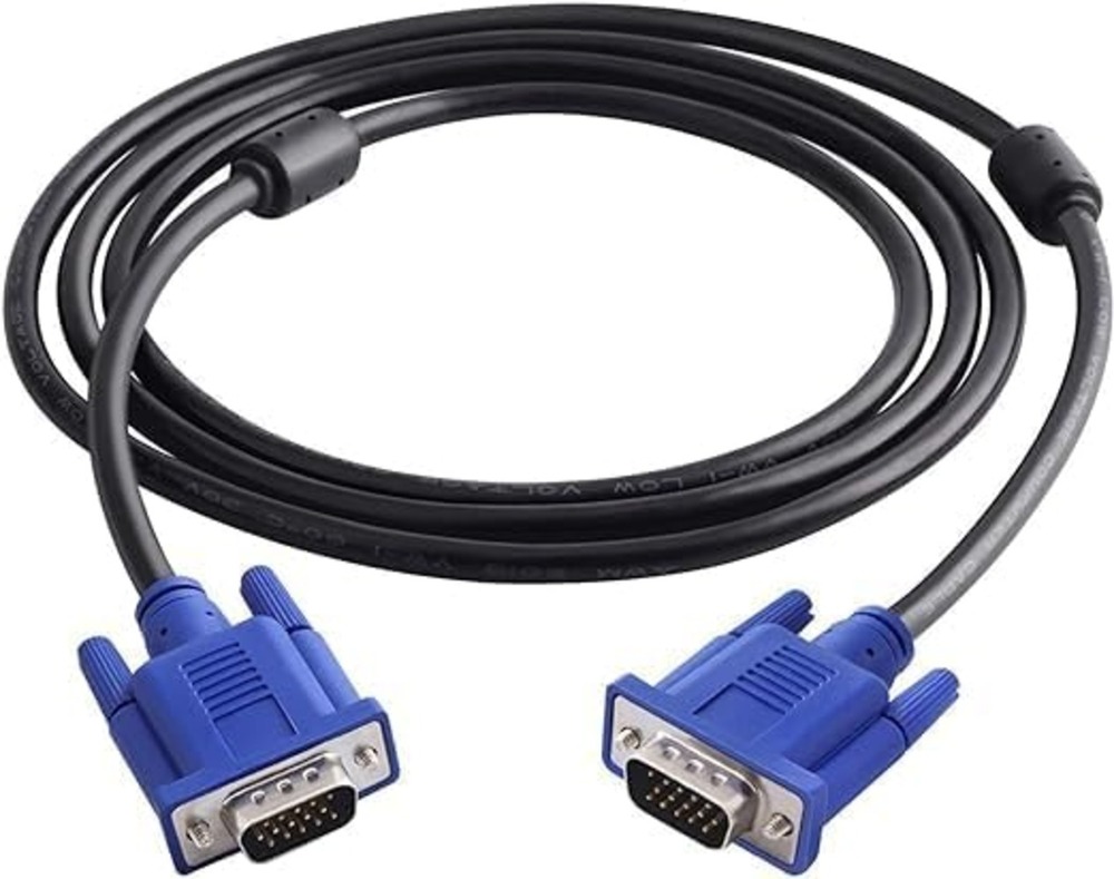 Vga Cable - Color: Black And Blue