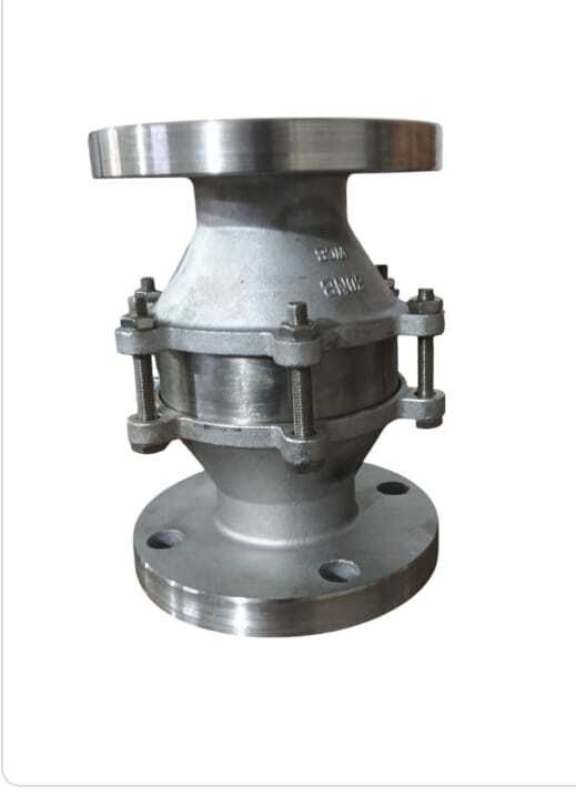 In Line Flame Arrestor - Color: Silver