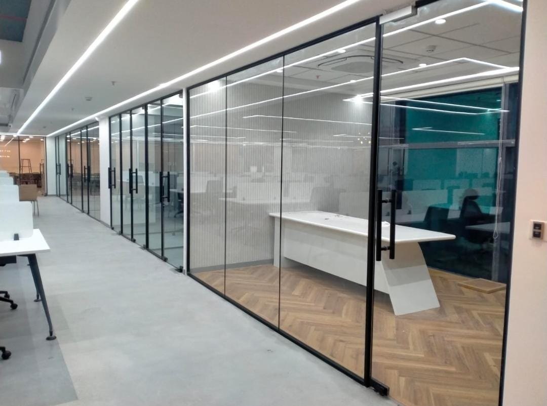 Office Glass Wall Panel
