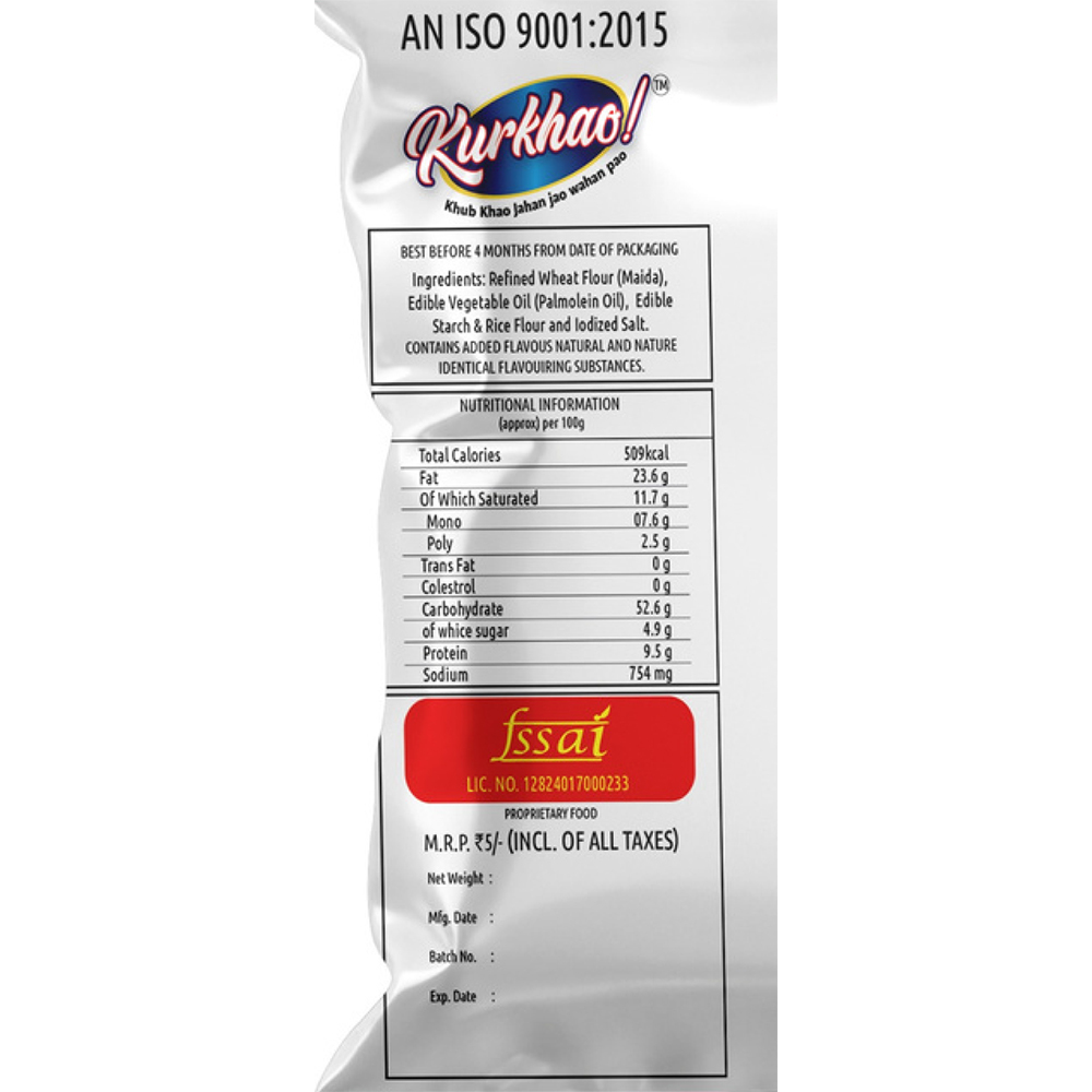Barbie Girl Kurkhao! Fryums - Fryums, 140x180 Mm | High Quality, Sweet Taste, Fried Processed, 3-4 Months Shelf Life