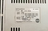 MITSUBISHI MR-J2S-60A SERVO DRIVE