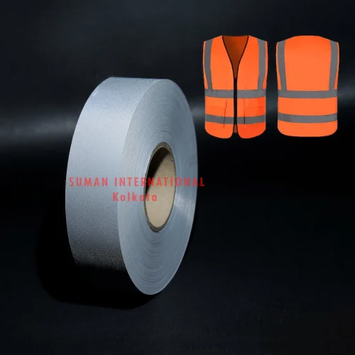 STUDO Silver Grey Fabric Reflective Tape