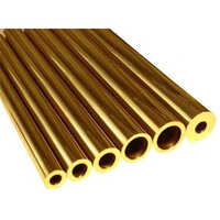 Brass Round Pipe - 1/2-20 Inch, 6 Meter Length | Hot Rolled Alloy, ANSI Standard, Corrosion Resistant, 1-Year Warranty