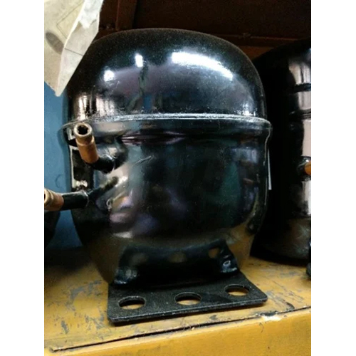 Danfoss Refrigeration Compressors - Second Hand, Air-Cooled, Single Phase | Silent Reciprocating Design in Sleek Black Color