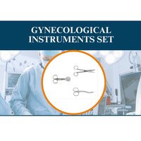 Light Weigh Gynecological Instruments Set - Stainless Steel, Standard Size | Reusable Surgical Set With Polished Finish, Scissors, Forceps, And Specialized Tools