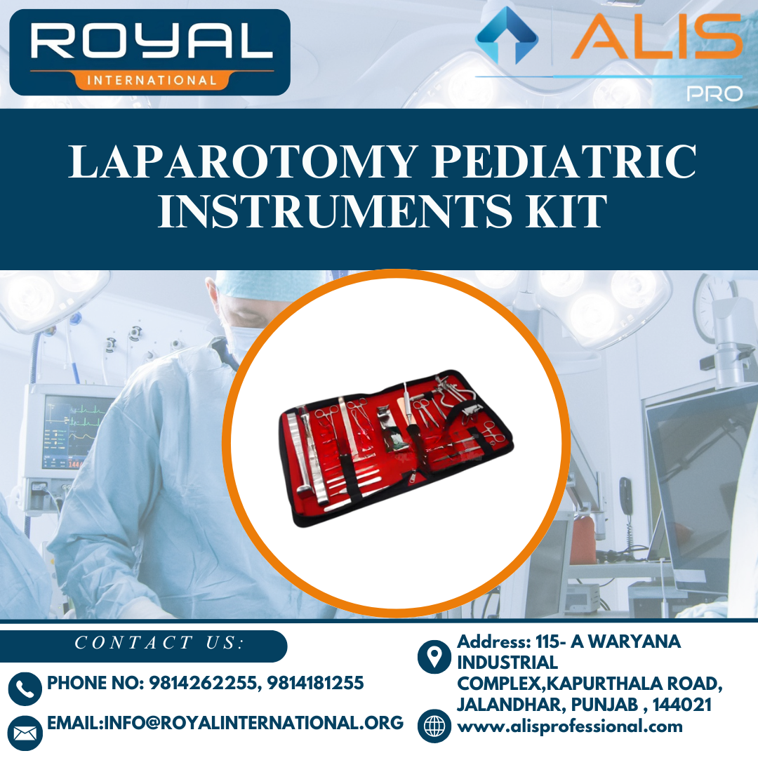 Laparotomy pediatric instruments kit