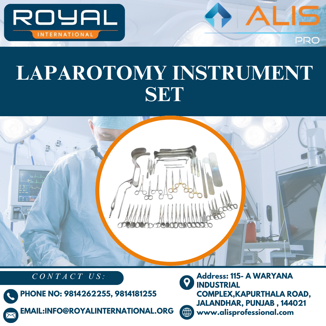 Laparotomy Instrument Set