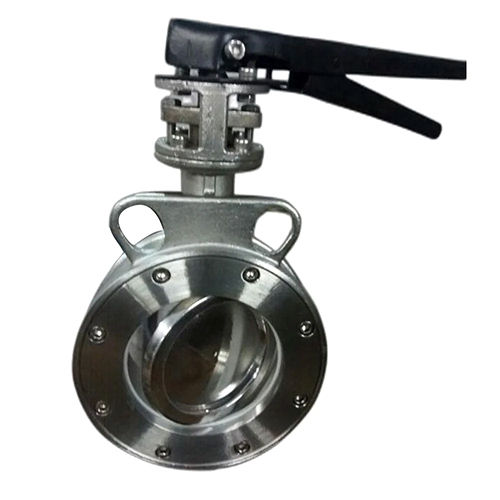 Lever Operated Spherical Disc Butterfly Valve - Material: Stainless Steel