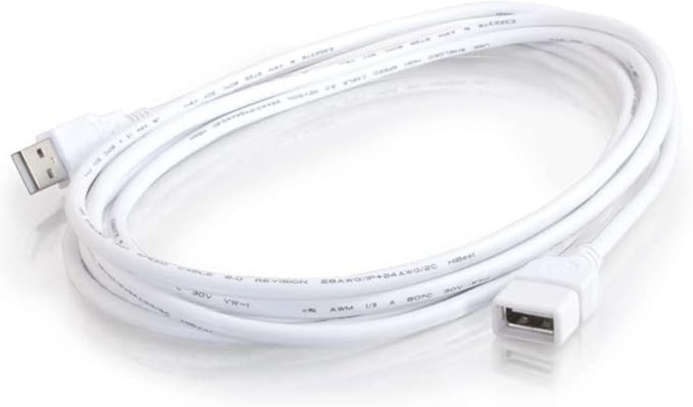 Usb Extension Cable 5 Meter - Color: White