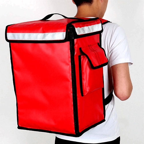 Red Delivery Bags