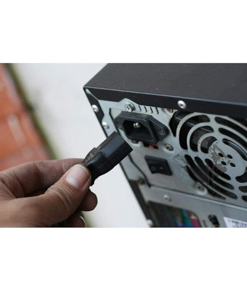 Heavy-duty Power Cable - 18awg / 1.5 Meters, Black Pvc Design With Overheat & Short Circuit Protection