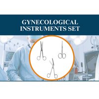 Ss Light Weight Gynecological Instruments Set - Stainless Steel, Standard Size | Manual Surgical Instruments For Precision Cutting And Clamping, Waterproof & Reusable