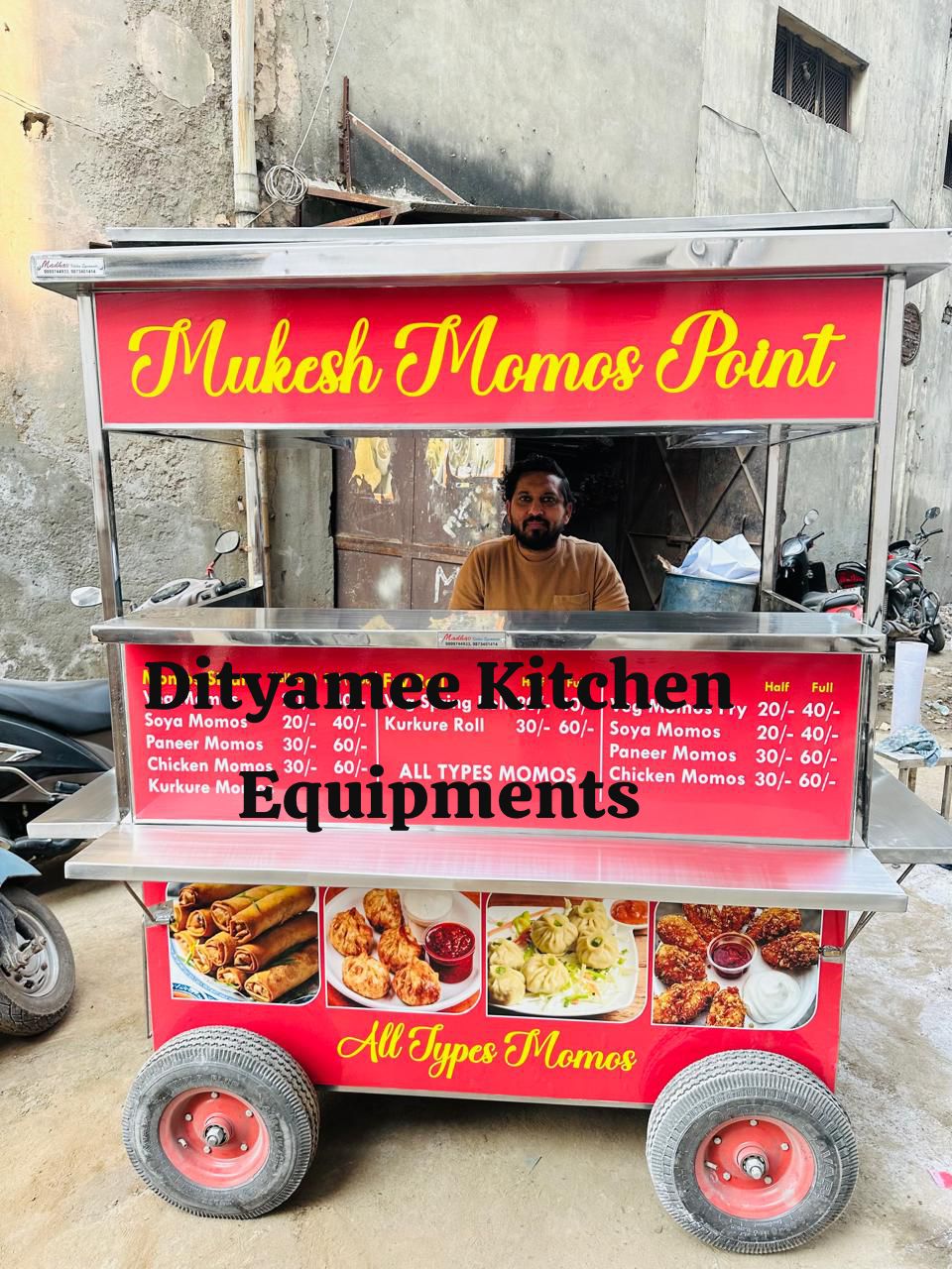 Stainless Steel Food Cart