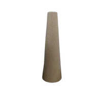 Embossed Brown Paper Cones - Paper, 280 Mm Length, Brown Color | Recyclable, Eco-friendly, Elegant Design For Snacks And Treats