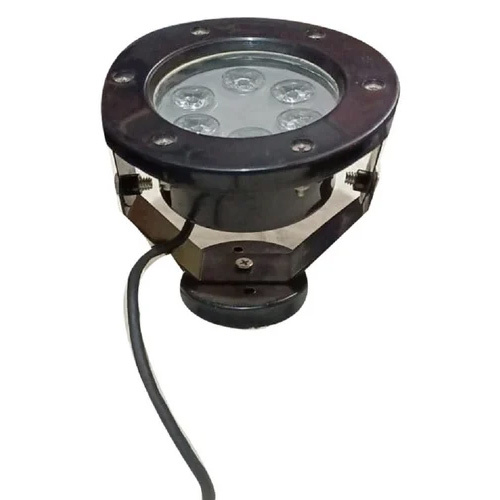 18W Round Fountain Light - Color: Black