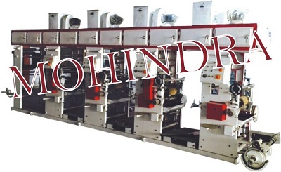 Rotogravure Printing Machine - 20 To 80 Inch Width | High Efficiency Front & Reverse Printing, Advanced Hot Air Drying System, Compact Web Path