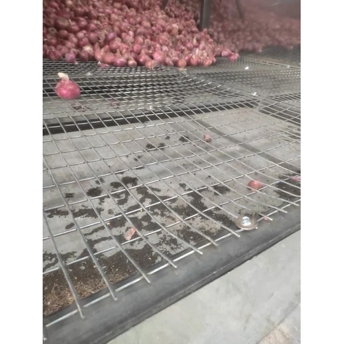 Onion Storage Welded Wire Mesh - Galvanised Iron, 12 Gauge (2.68 mm), Height 5 to 8 Feet, Silver | Hot Dipped Galvanized, Plain Weave Type