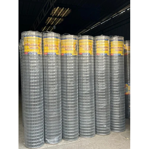 Galvanised Bird Mesh - 2.00mm Diameter, 1.20 Meter Width, GSM 1750 | Silver Galvanized Steel, 25x25mm Mesh Holes, Lightweight 1.75 Kg/SQM